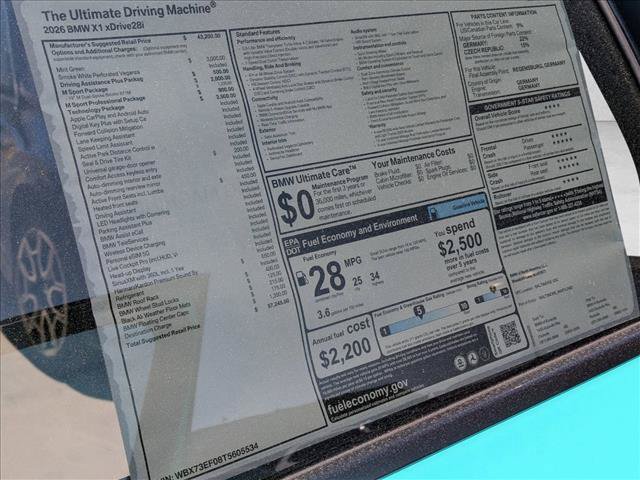 Used 2026 BMW X1 xDrive28i w/ Technology Package AWD/4WD image 19