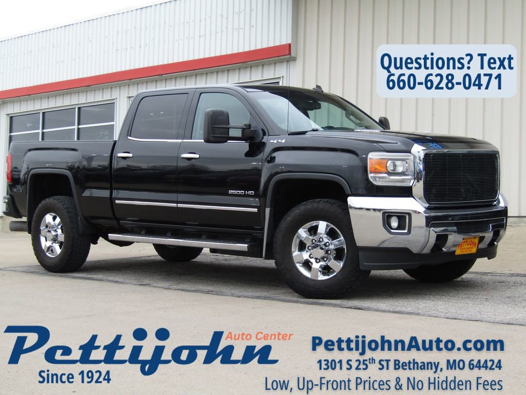 Used 2015 GMC Sierra 2500 SLT w/ Duramax Plus Package AWD/4WD image 1
