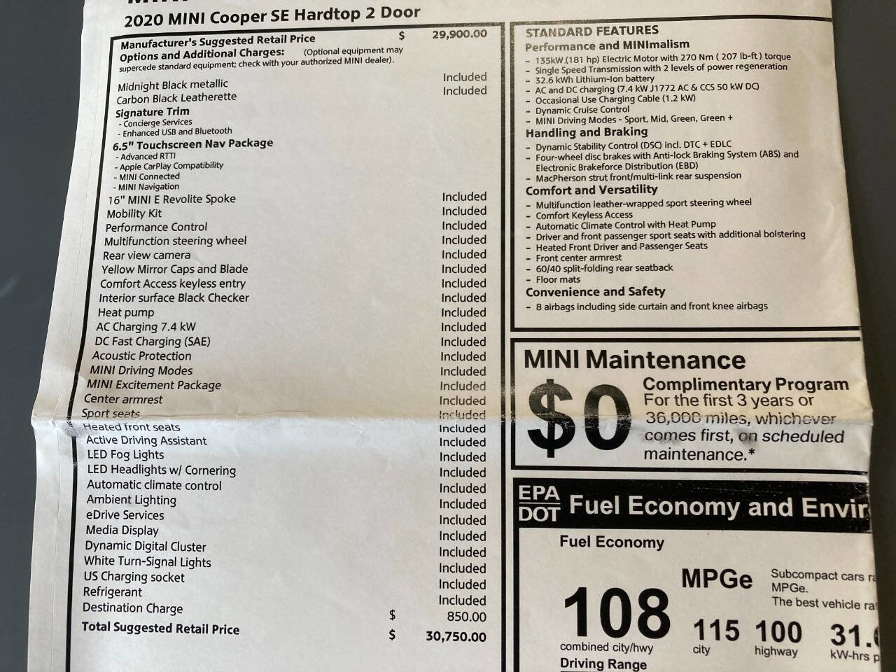 Used 2020 MINI Cooper SE w/ 6.5" Touchscreen Package image 21