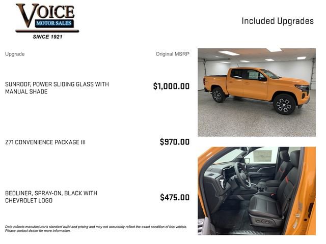 New 2026 Chevrolet Colorado Z71 w/ Z71 Convenience Package 2 image 4