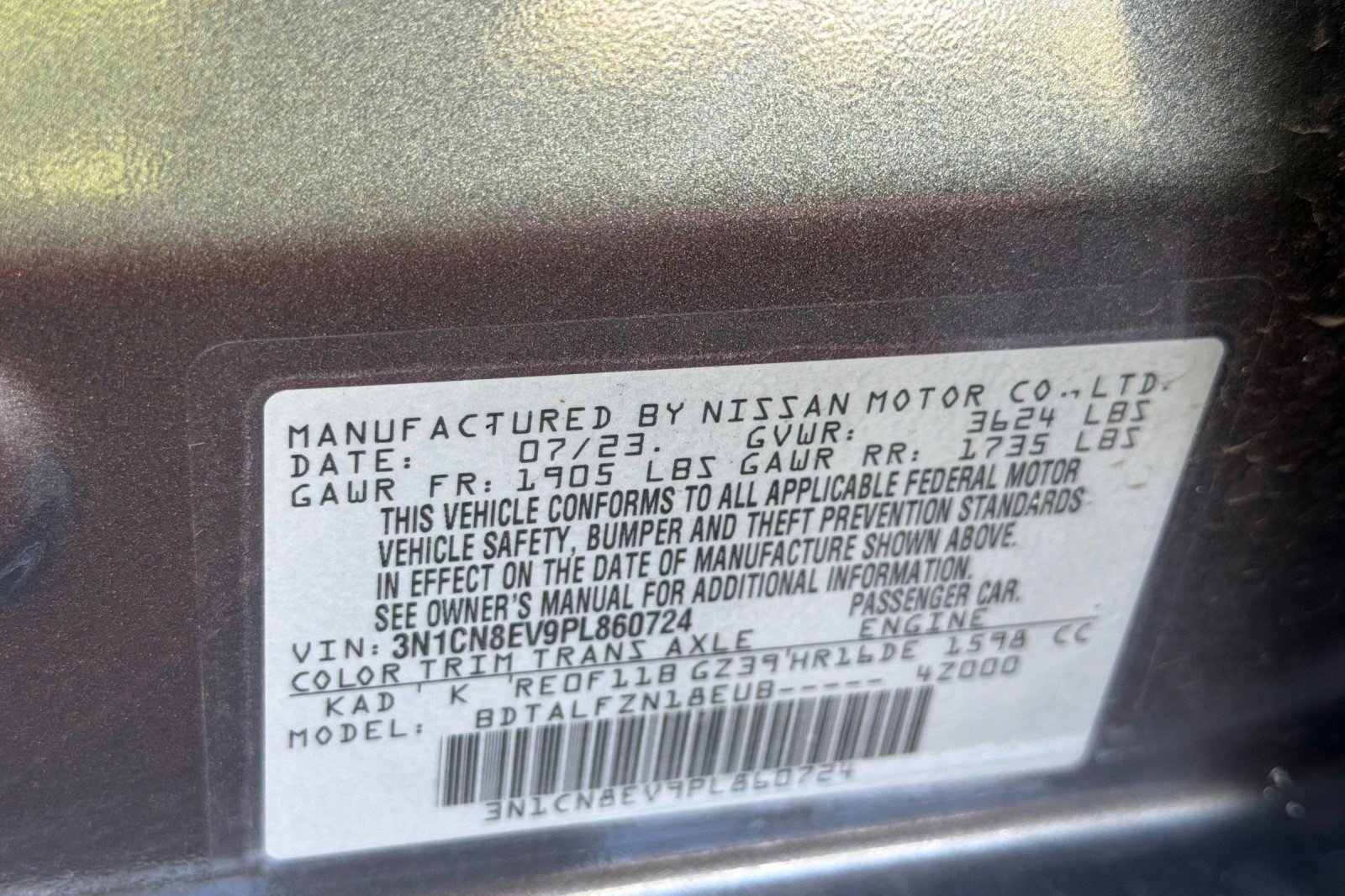 Used 2023 Nissan Versa SV FWD image 26