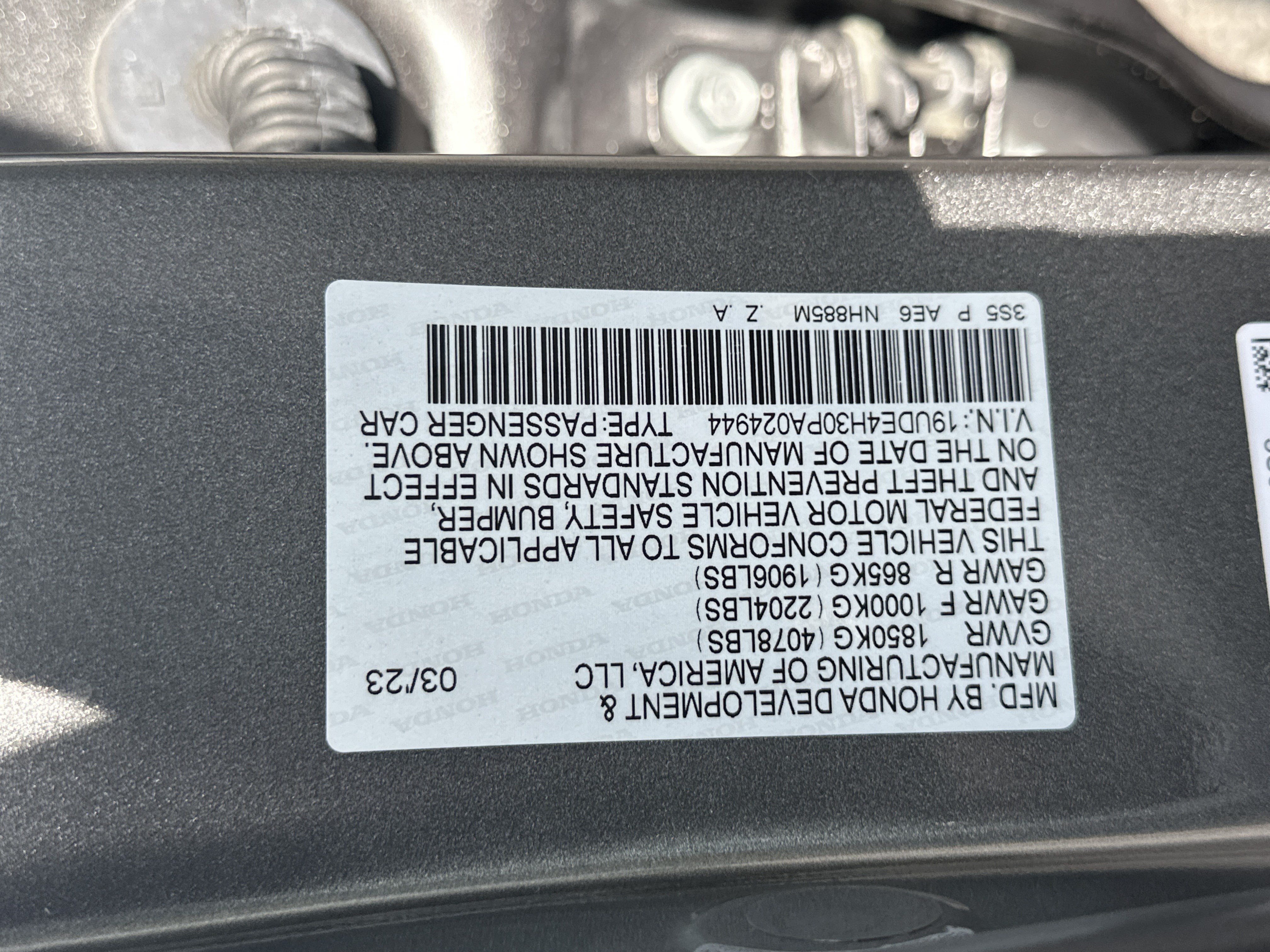 Certified 2023 Acura Integra A-Spec FWD image 35
