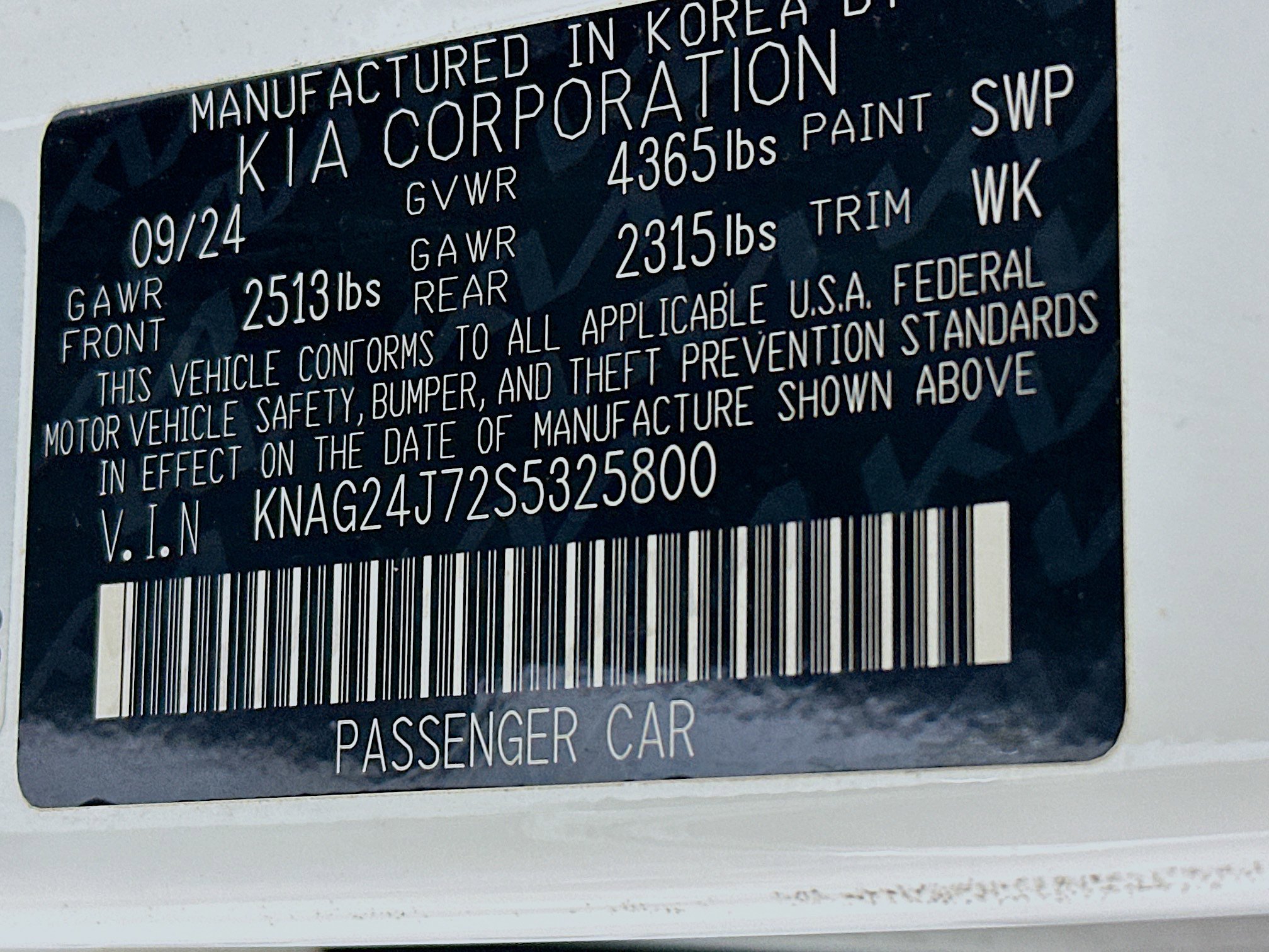 Used 2025 Kia K5 LXS image 12