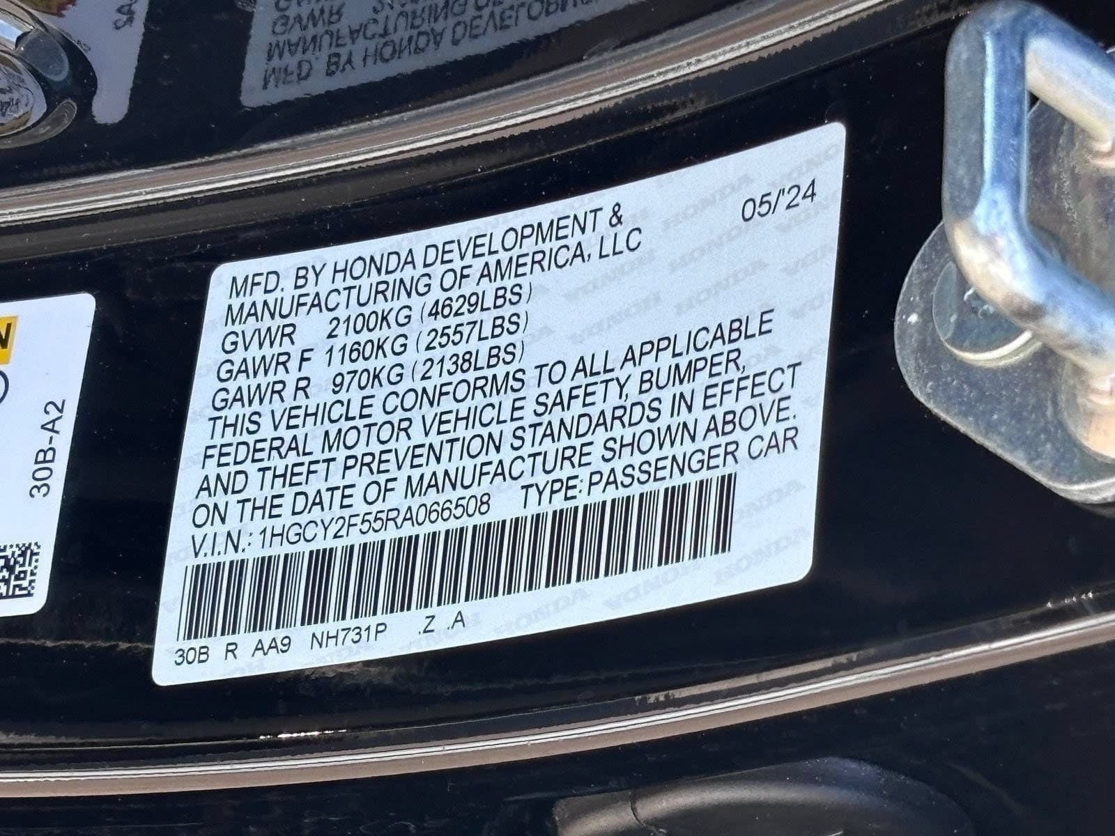 Certified 2024 Honda Accord Sport image 31