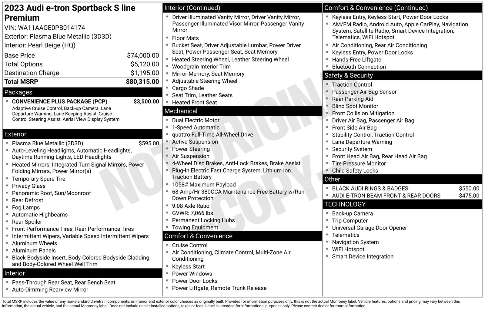 Used 2023 Audi e-tron Premium w/ Convenience Plus Package image 31