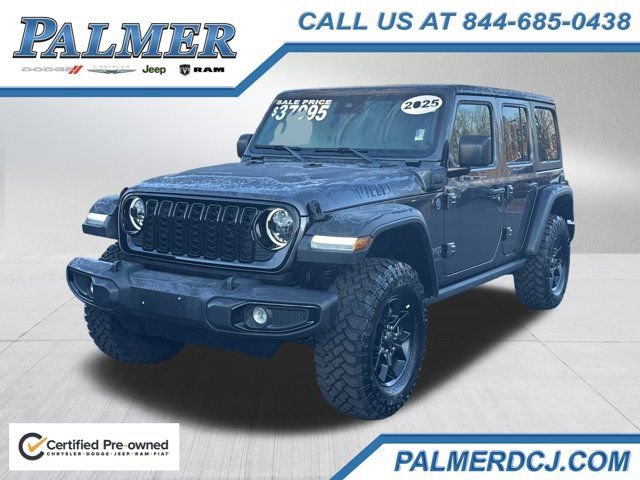 Certified 2025 Jeep Wrangler Unlimited Sport S 4xe image 1