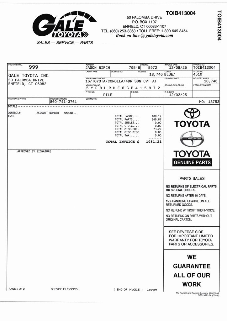 Used 2016 Toyota Corolla S image 11