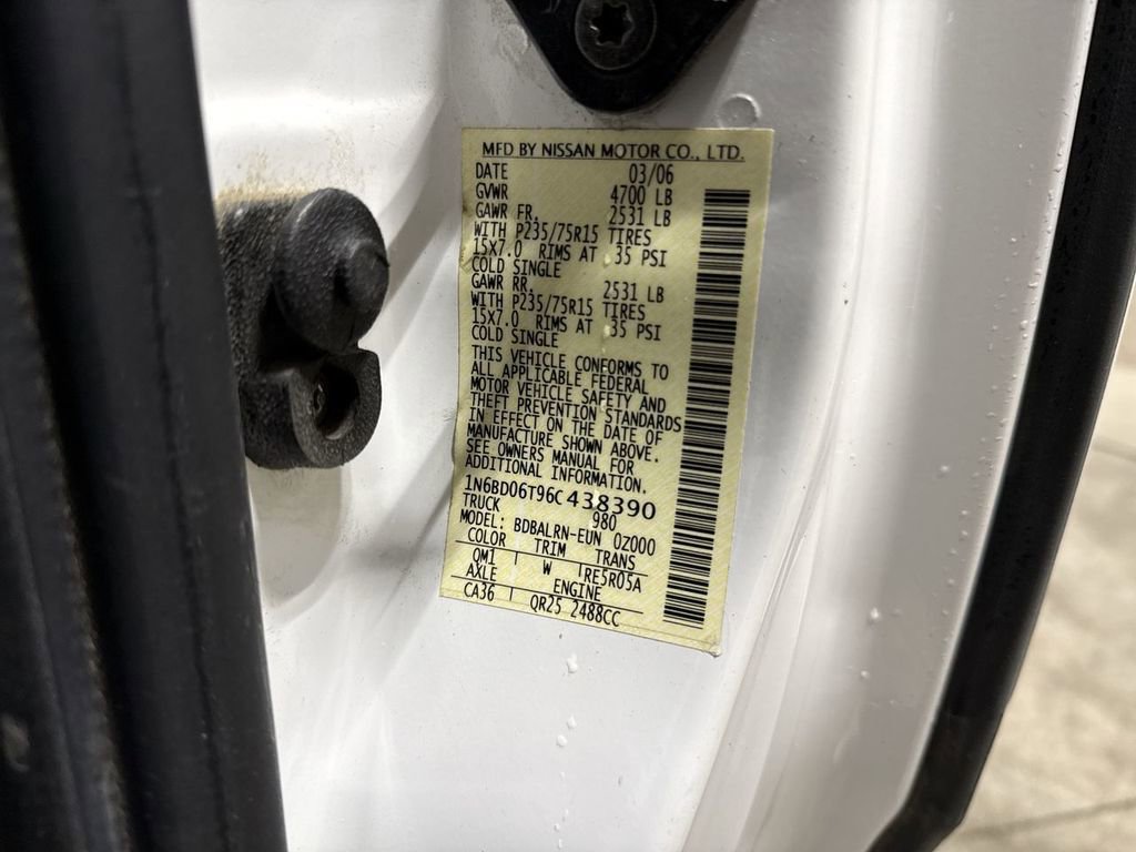 Used 2006 Nissan Frontier XE w/ (G01) XE Preferred Pkg image 26