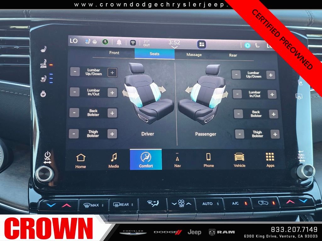 Certified 2024 Jeep Grand Wagoneer L 4WD image 34