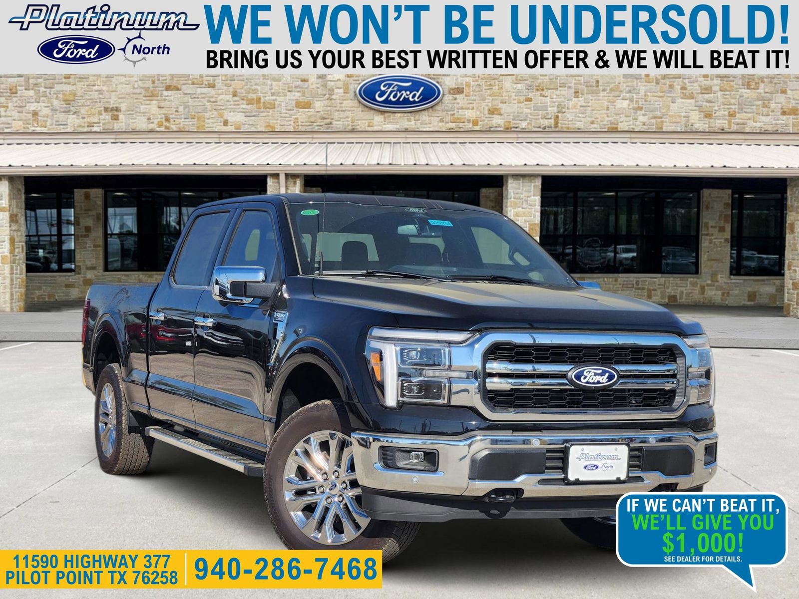 New 2025 Ford F150 Lariat w/ Equipment Group 502A High