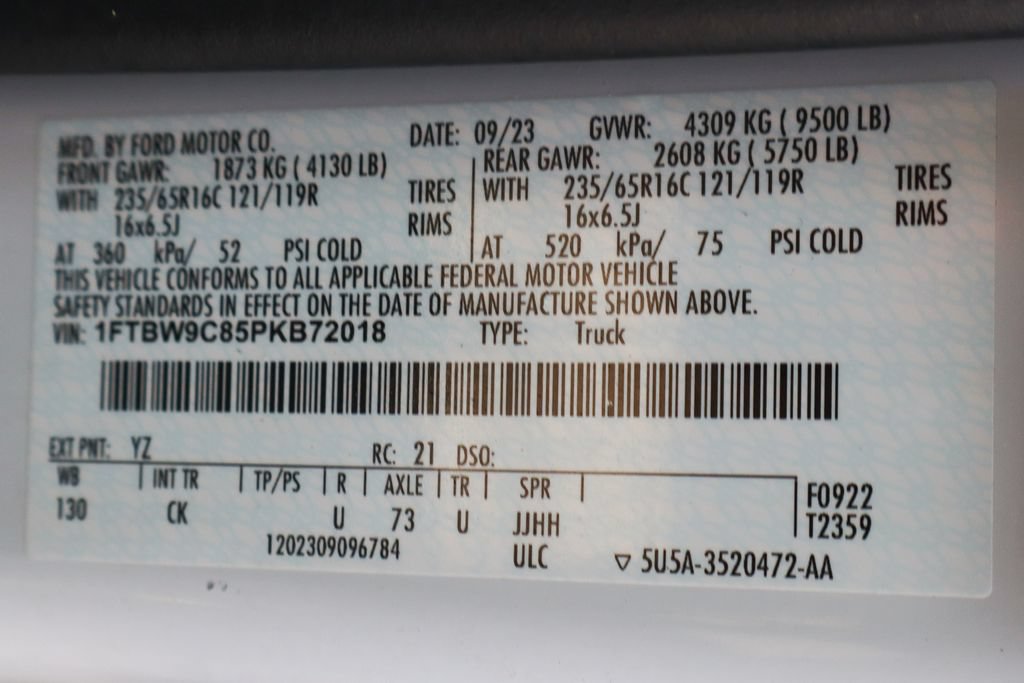 Used 2023 Ford Transit 350 Medium Roof w/ Interior Upgrade Package RWD image 45