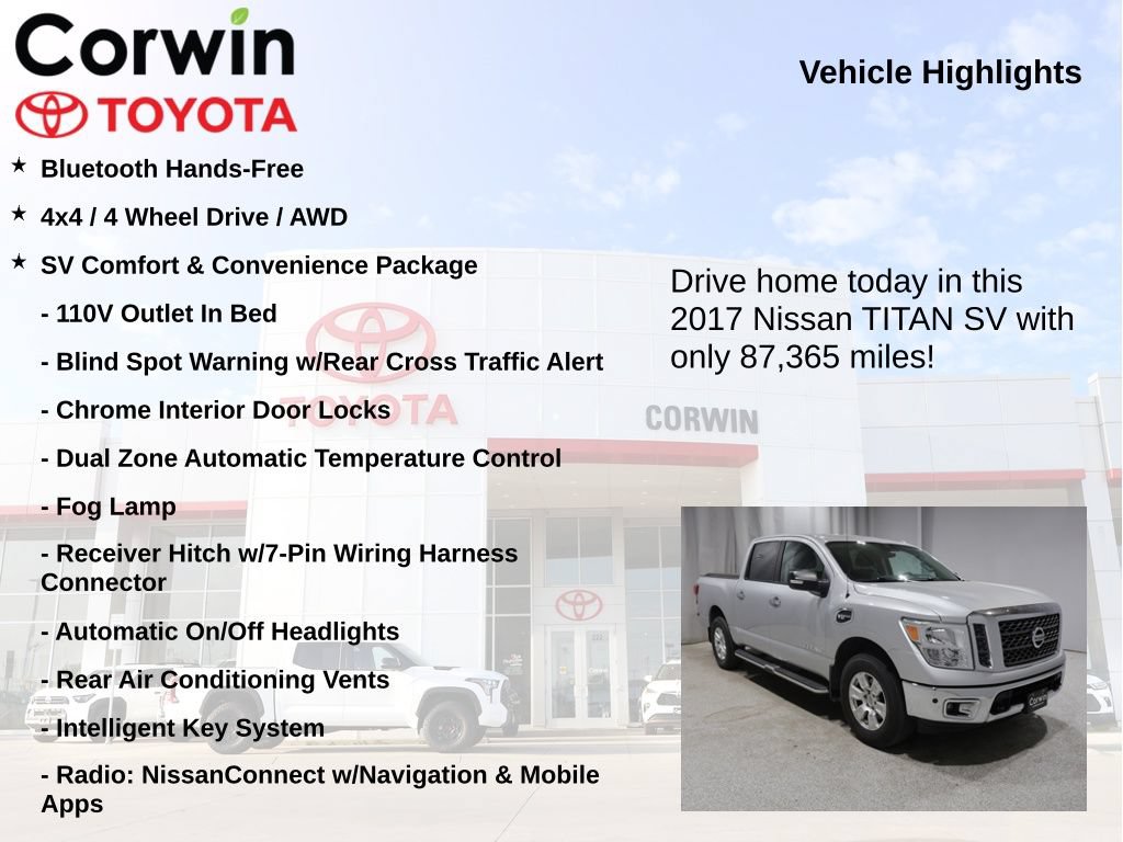 Used 2017 Nissan Titan SV AWD/4WD image 7