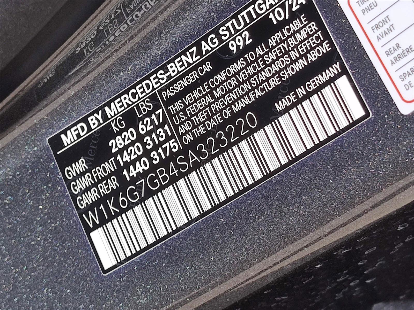 New 2025 Mercedes-Benz S 580 4MATIC Sedan image 12