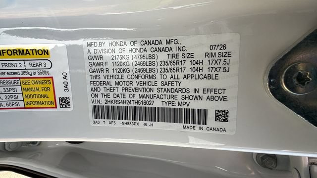 New 2026 Honda CR-V LX image 33