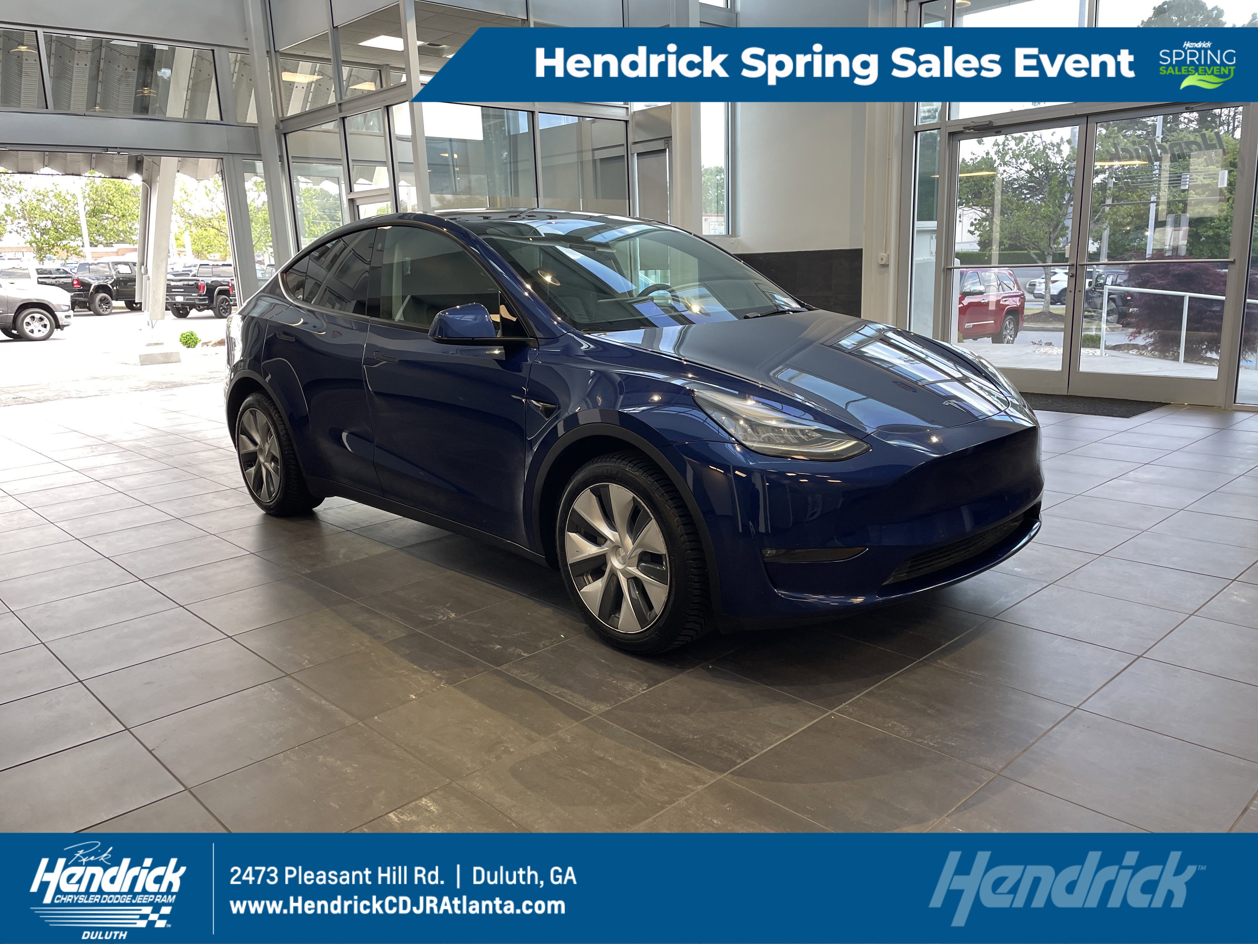 Used 2021 Tesla Model Y Long Range AWD/4WD image 1