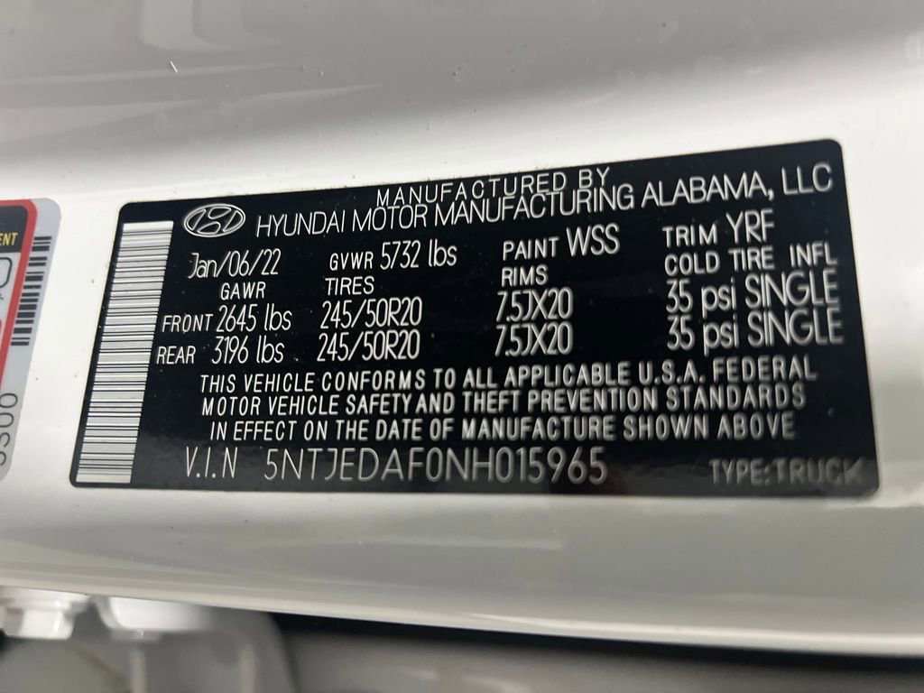 Used 2022 Hyundai Santa Cruz Limited image 34