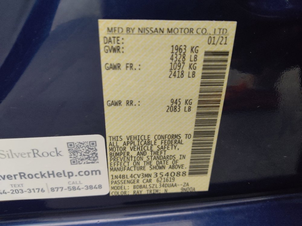 Used 2021 Nissan Altima 2.5 SR w/ SR Premium Package image 33