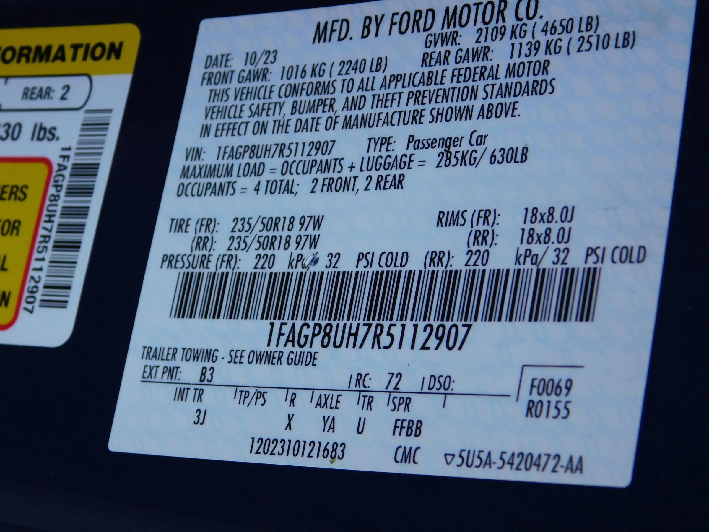 Used 2024 Ford Mustang Premium image 20