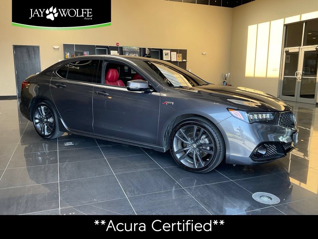 Certified 2020 Acura TLX w/ A-SPEC Package FWD image 1