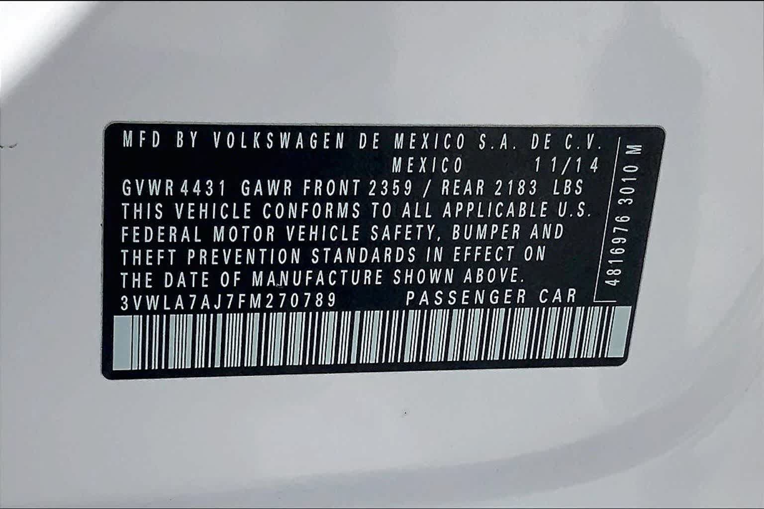 Used 2015 Volkswagen Jetta TDI S FWD image 19