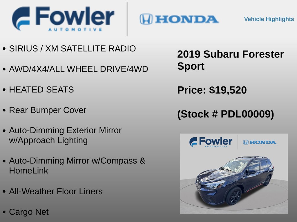 Used 2019 Subaru Forester Sport w/ Popular Package #2 AWD/4WD image 16