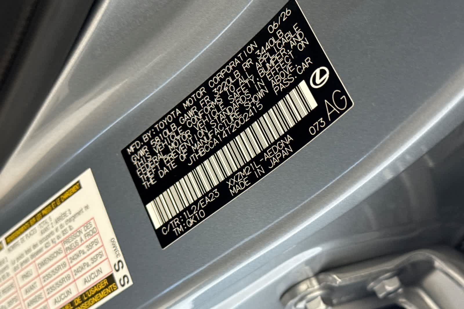 New 2026 Lexus ES 350e FWD image 32