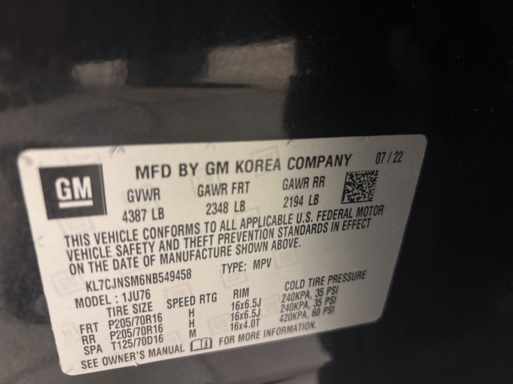 Used 2022 Chevrolet Trax LS w/ Tint and Cruise Package image 35