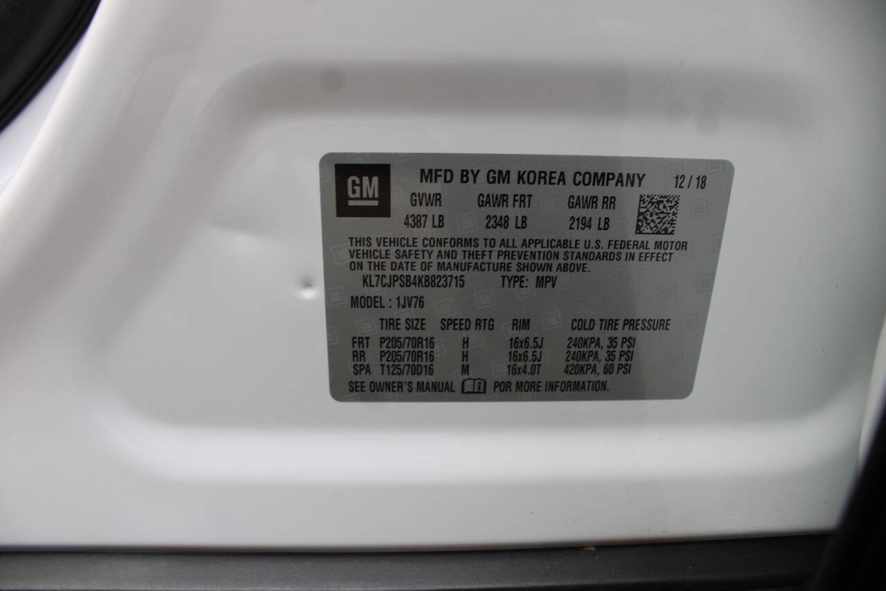 Used 2019 Chevrolet Trax LT w/ LT Convenience Package AWD/4WD image 42