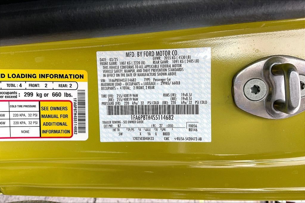 New 2025 Ford Mustang Premium RWD image 33