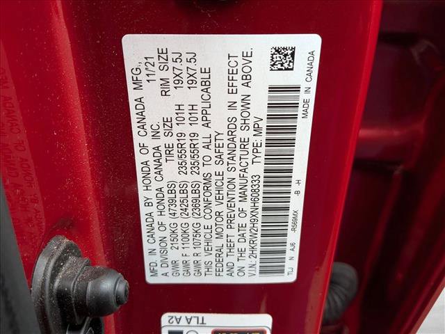 Certified 2022 Honda CR-V Touring image 25