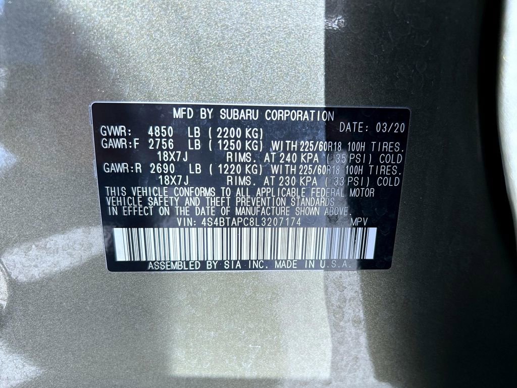 Used 2020 Subaru Outback Touring image 25