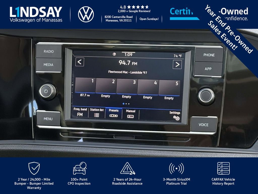 Certified 2024 Volkswagen Jetta SE w/ Panoramic Sunroof Package image 15