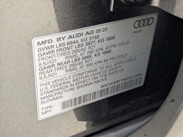 Used 2021 Audi SQ7 Premium Plus w/ Executive Package image 28