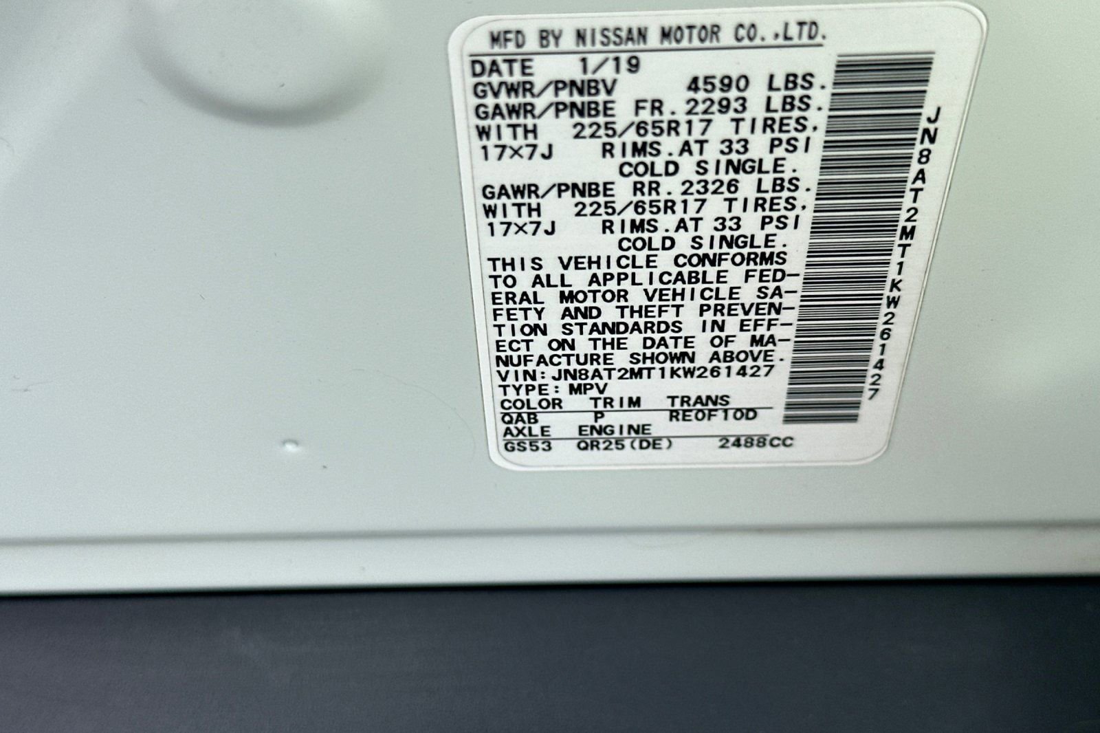 Used 2019 Nissan Rogue SV image 23