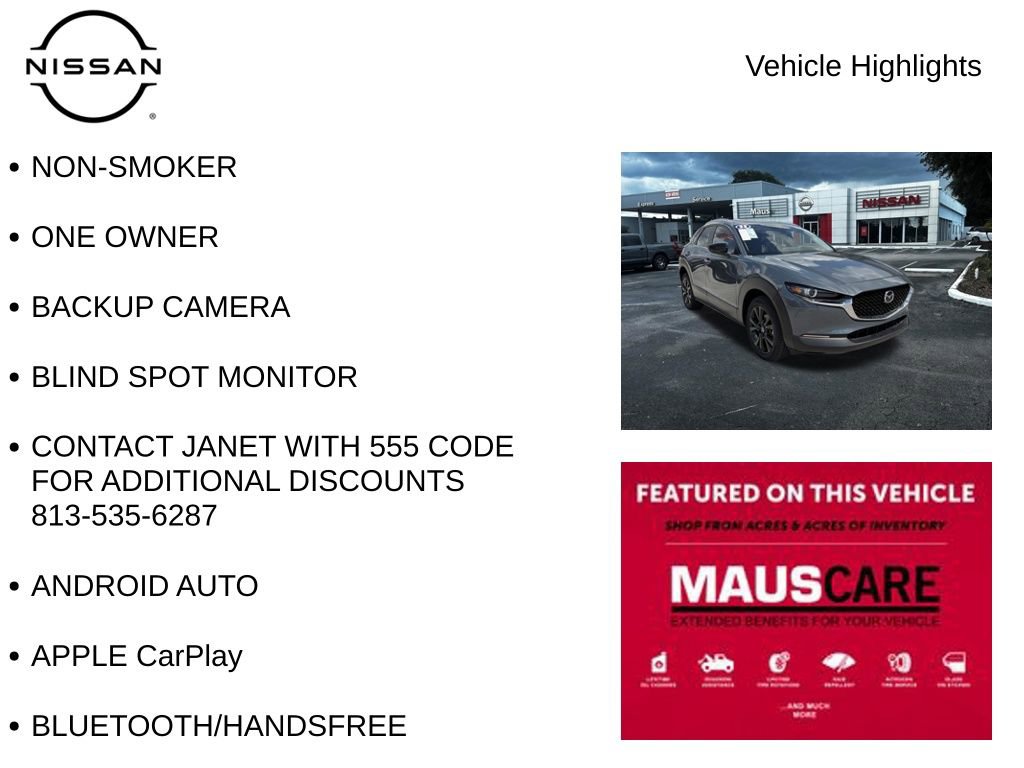 Used 2023 MAZDA CX-30 AWD 2.5 S w/ Preferred Package image 8