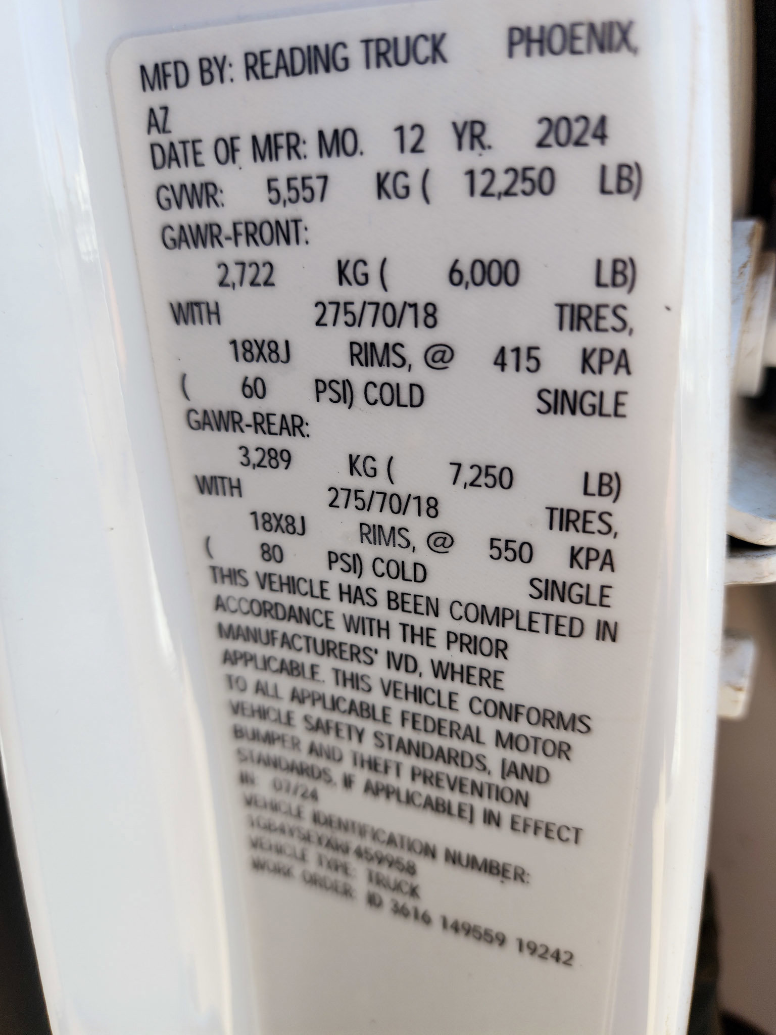 New 2024 Chevrolet Silverado 3500 W/T w/ WT Convenience Package image 25