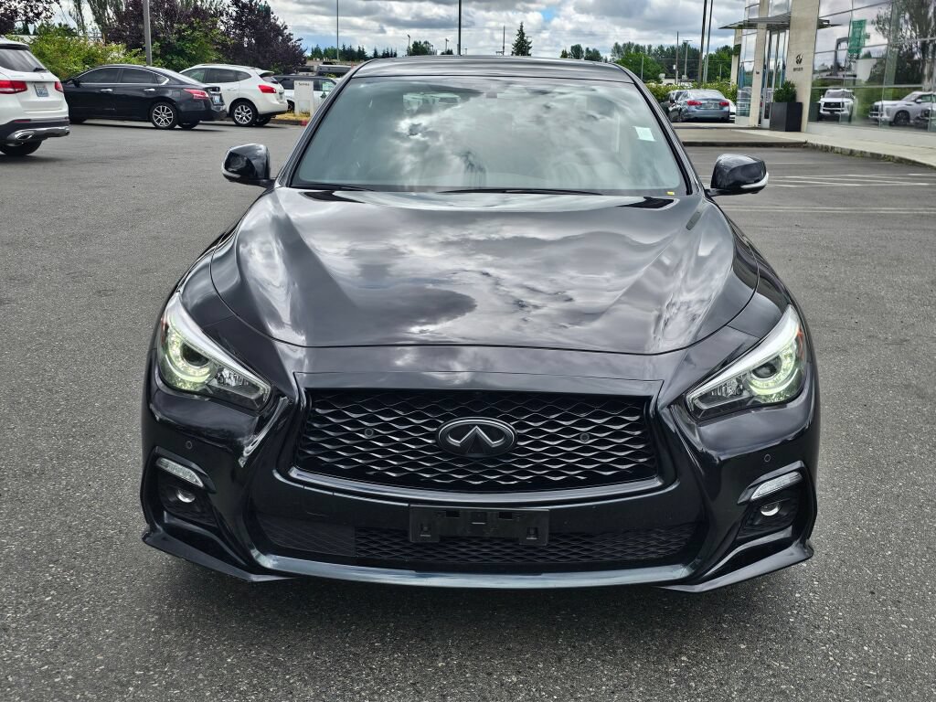 Used 2023 INFINITI Q50 Red Sport 400 w/ Black Opal Edition AWD/4WD image 2