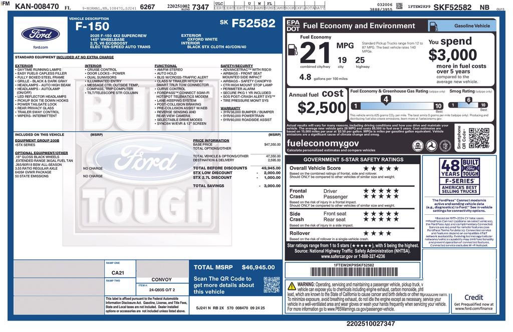 New 2025 Ford F150 STX