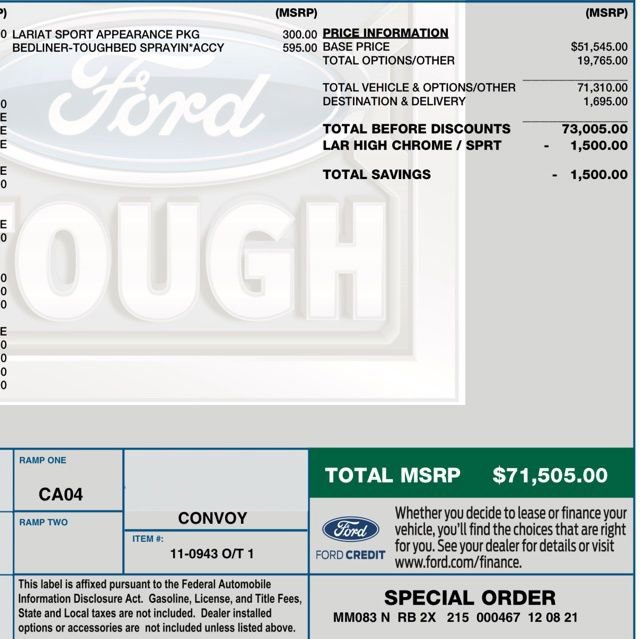 Used 2022 Ford F150 Lariat w/ Equipment Group 502A High AWD/4WD image 28