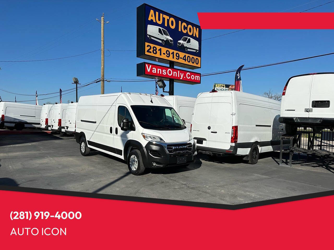 Used 2024 RAM ProMaster 2500 w/ Quick Order Package 22G SLT image 1