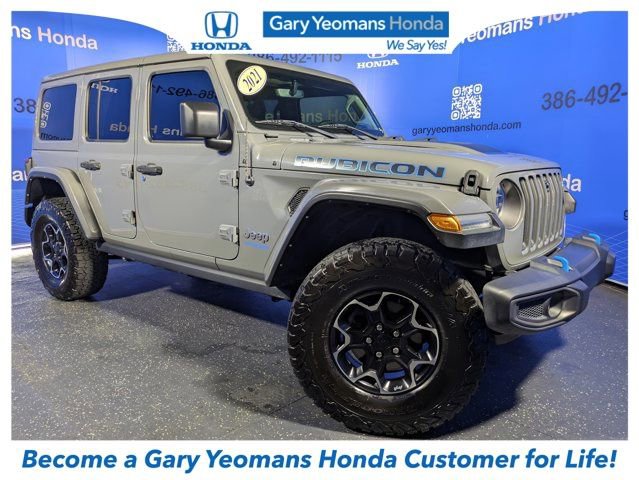 Used 2021 Jeep Wrangler Unlimited Rubicon 4xe w/ Cold Weather Group