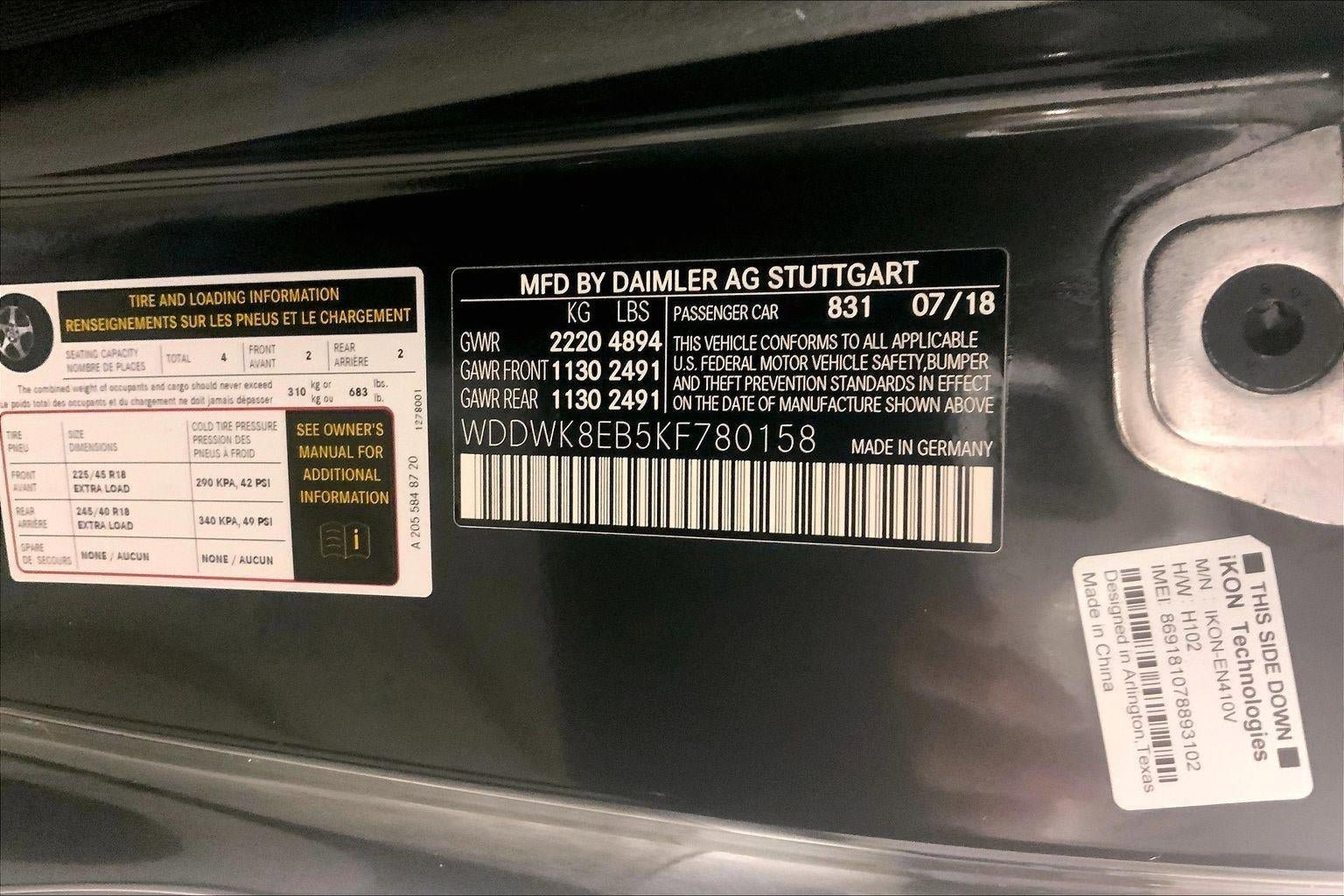 Used 2019 Mercedes-Benz C 300 4MATIC Cabriolet image 31