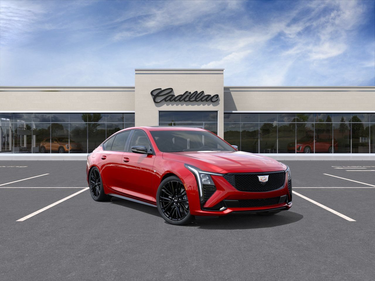 New 2026 Cadillac CT5 Sport w/ LPO, ONYX Package AWD/4WD image 1