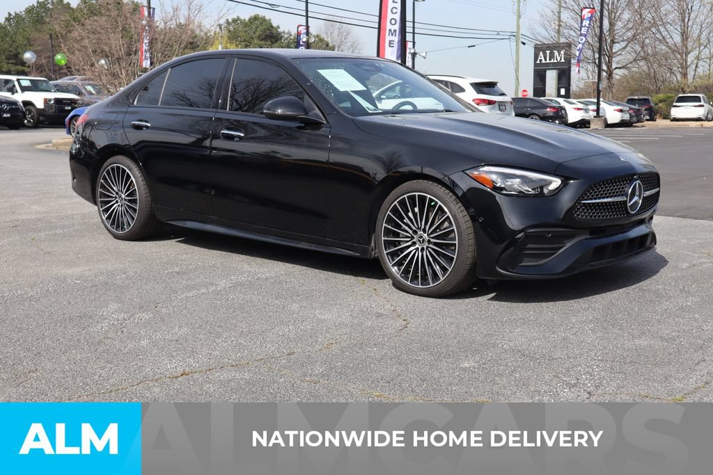 Used 2025 Mercedes-Benz C 300 4MATIC Sedan w/ AMG Line w/ Night Package image 4