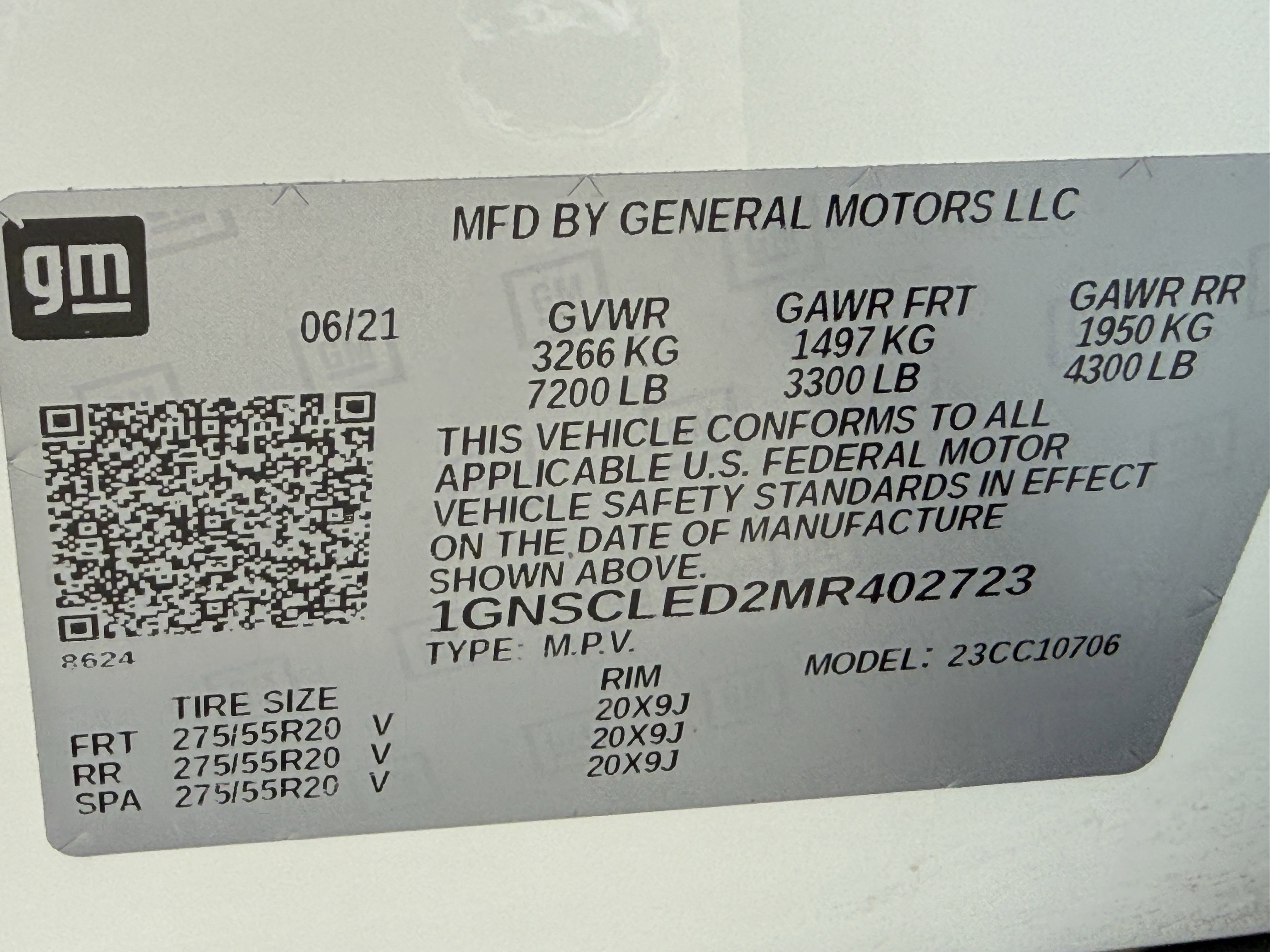 Used 2021 Chevrolet Tahoe 2WD w/ Remote Keyless Entry Package image 34