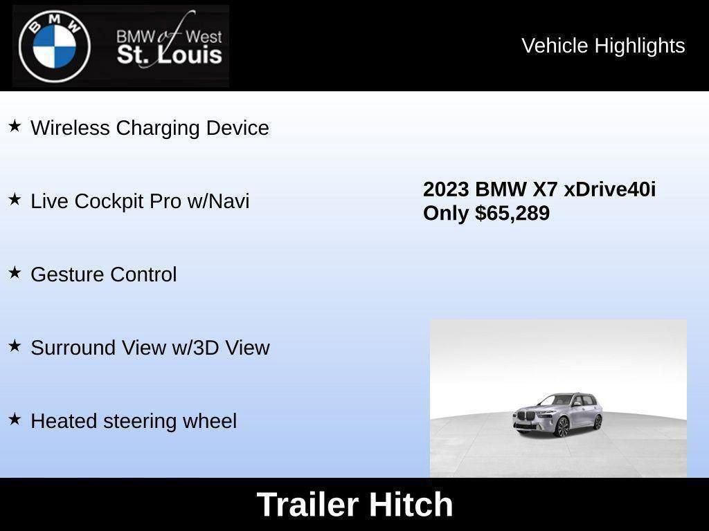 Used 2023 BMW X7 xDrive40i w/ Premium Package image 79