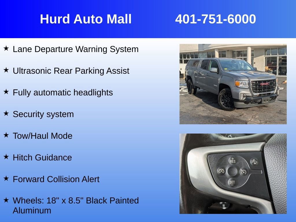 Certified 2021 GMC Canyon Elevation w/ Driver Alert Package image 18