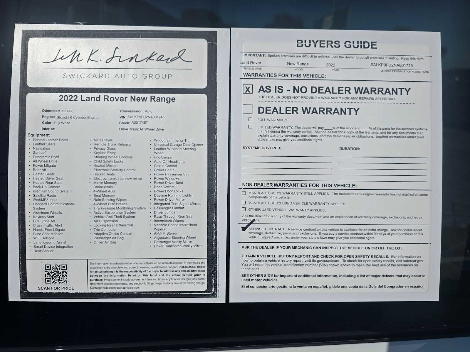 Used 2022 Land Rover Range Rover SE image 19