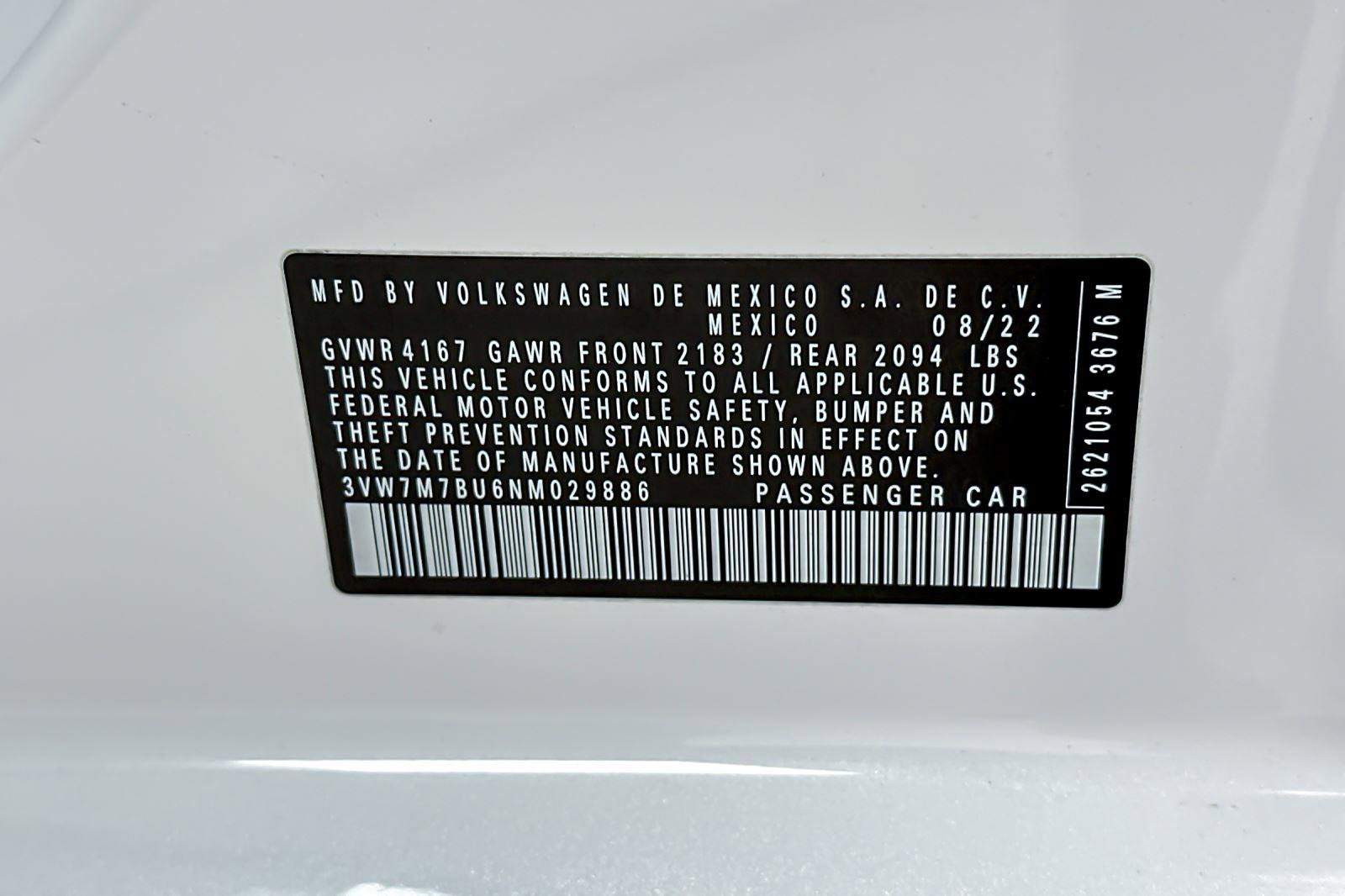 Used 2022 Volkswagen Jetta SE w/ Panoramic Sunroof Package image 26