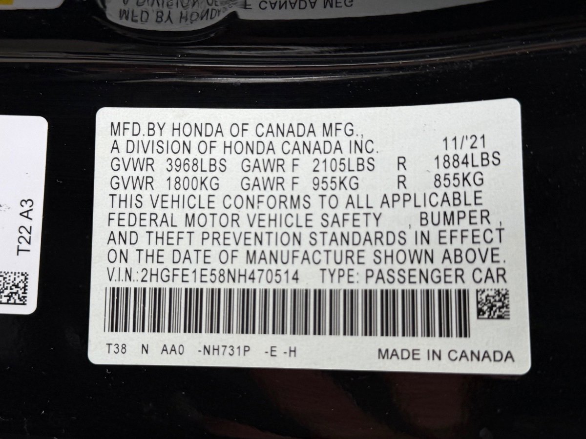Used 2022 Honda Civic Si image 37